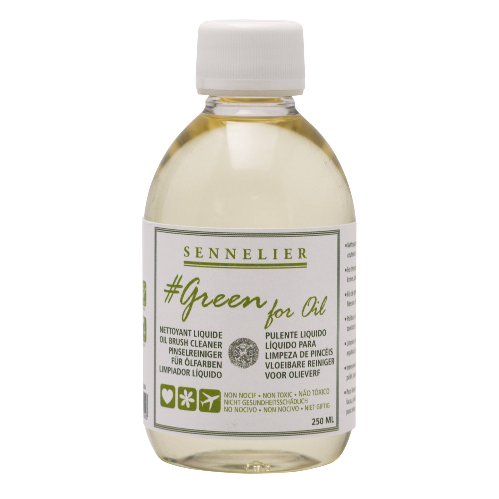 Sennelier Green for Oil Brush Cleaner, 250ml